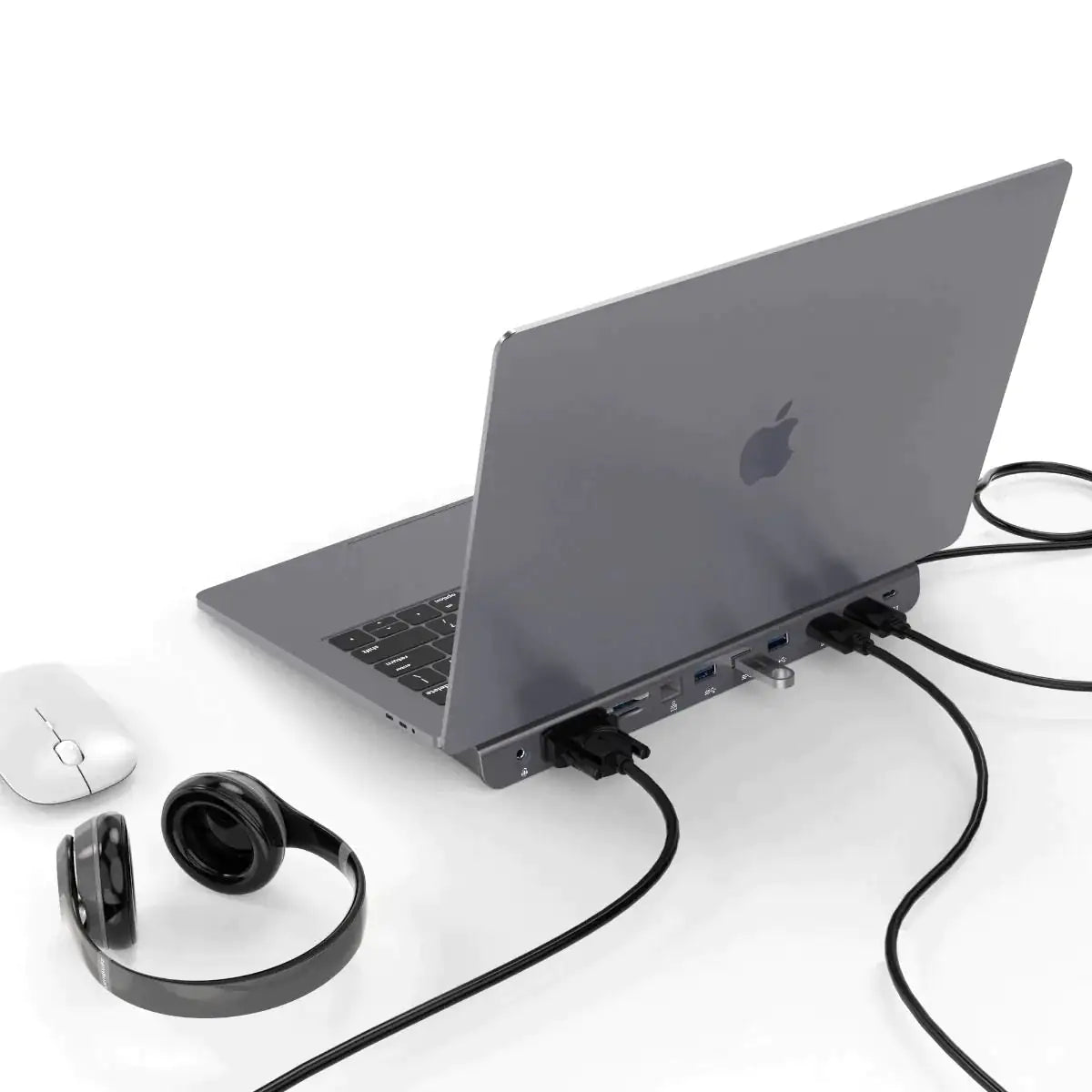 The Ultimate 11-Port Laptop Docking Station for a Clean and Efficient Workspace"