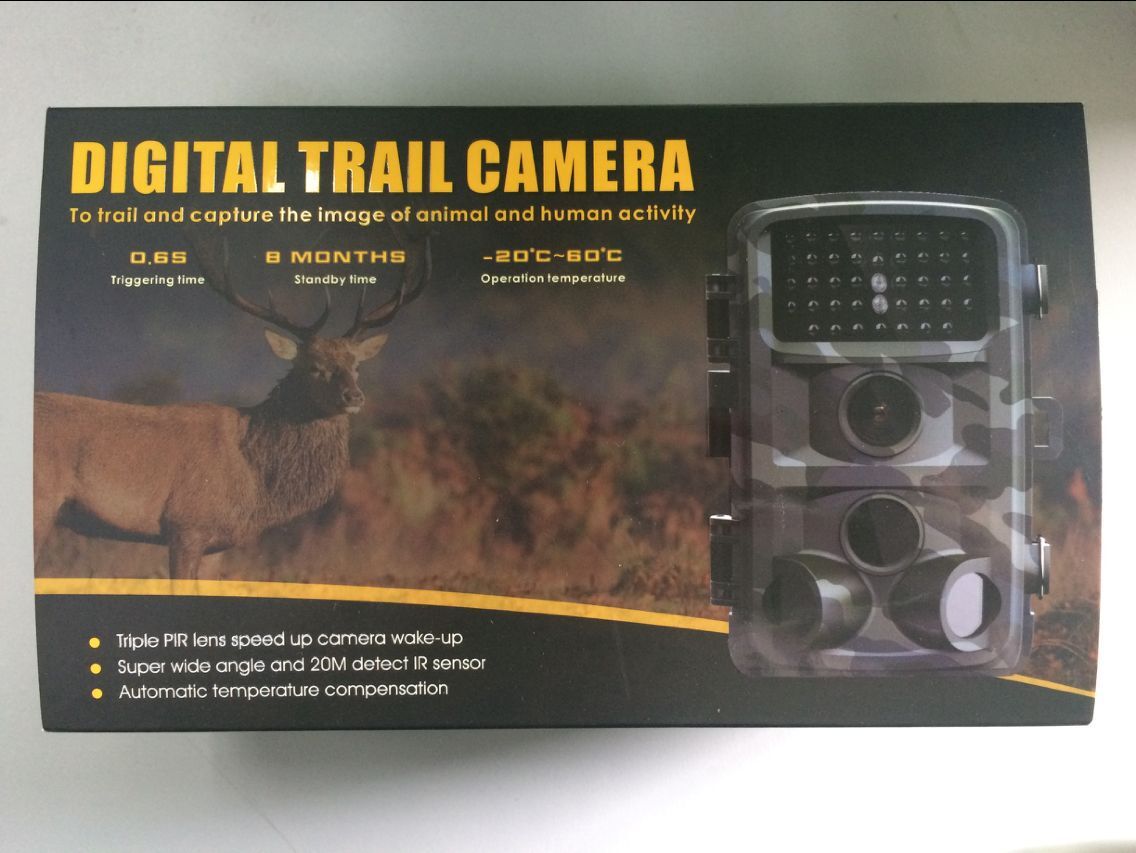 High-Definition HD Camera with 12x Optical Zoom for Wild Hunting Adventures