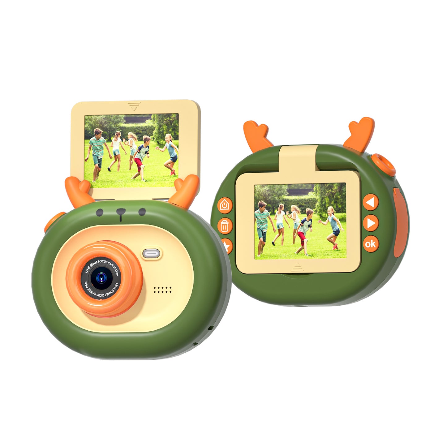Flip Screen Camera for Kids - 180-Degree View for Unforgettable Memories