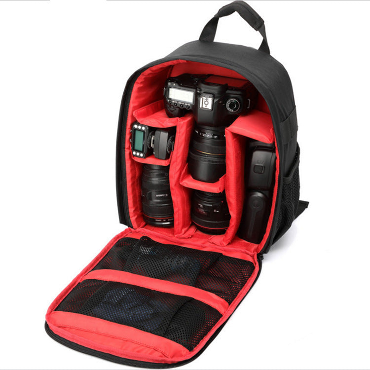 Anti-Theft and Anti-Seismic SLR Camera Bag with Load Reducing Design