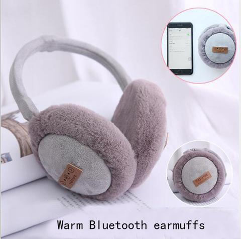 "Bluetooth Earmuffs Headphones for Winter - Soft, Foldable, and Adjustable for Comfort
