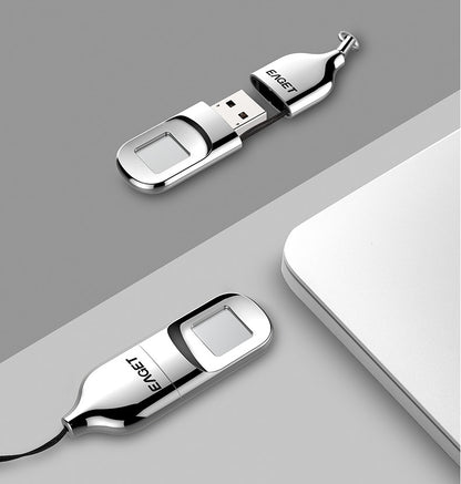 Fingerprint Encryption USB Disk with 32GB/64GB Capacity and Durable Metal Shell