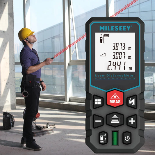 Digital Tape Measure: MiLESEEY Laser Rangefinder with Advanced Measurement Technology and CE Certification