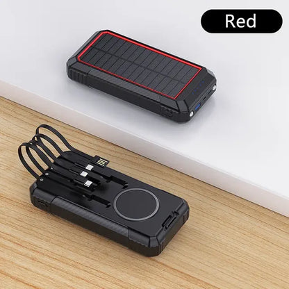 Adventure Unplugged: The 33800mAh Solar Power Bank for Camping, Hiking, and More